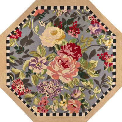 Tudor Rose Washable Rug