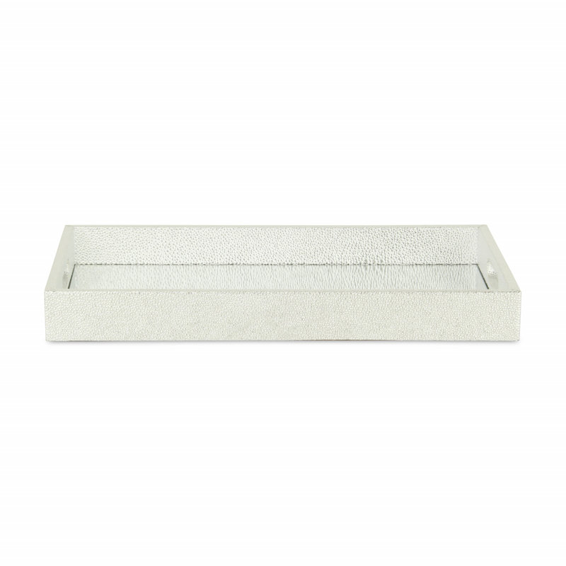Aimable Tray, Silver, 2" x 15.75" x 9.5"