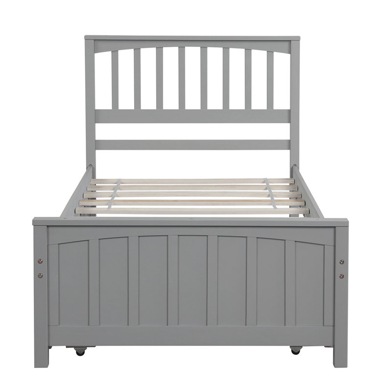 Canapé-lit convertible double 2-en-1, canapé-lit rabattable, Gris, Métal