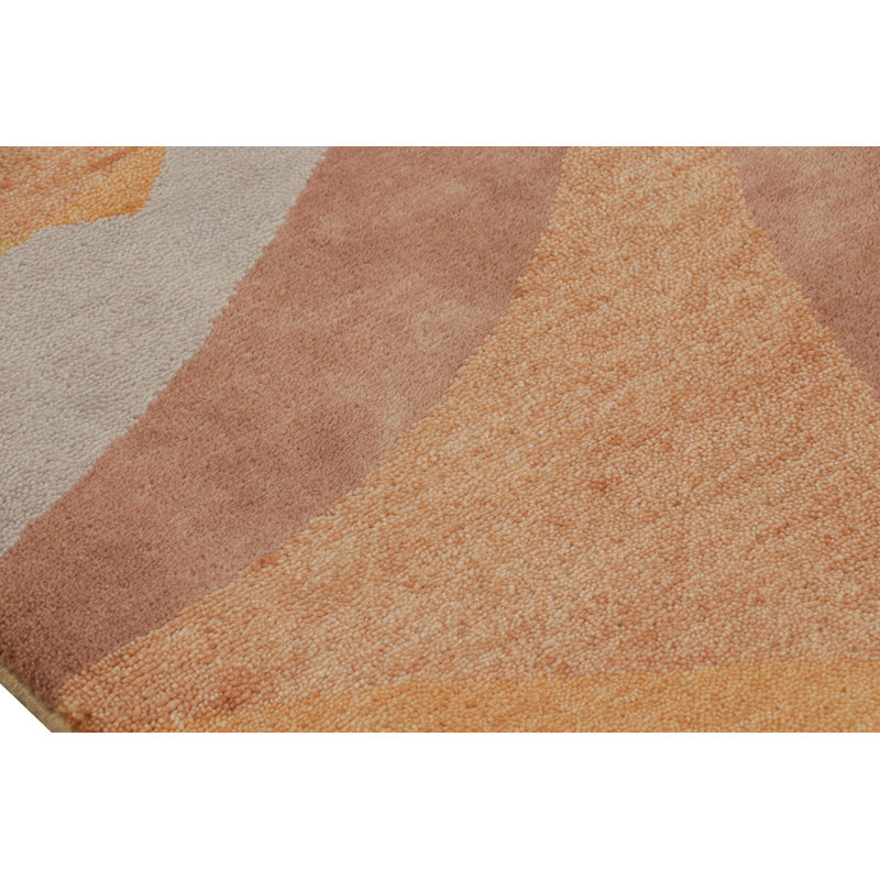 Handmade Silk and Wool Area Rug