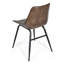 48cm H Genuine Leather Upholstered Dining Chair-51021568