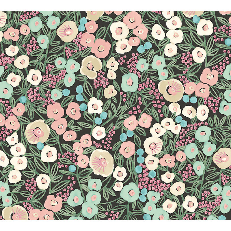 Newsbury Floral Roll, Pink