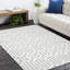 Rae Geometric Area Rug in Smoke-64522369