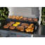 Monument Grills 4 Burner Propane Gas Grill, 37,000 BTU, Stainless Steel BBQ with Broil Zone, Cast Iron Grates, Folding Shelves, Easy Clean Enamel Body & Swivel Casters, Mesa II 410BZ