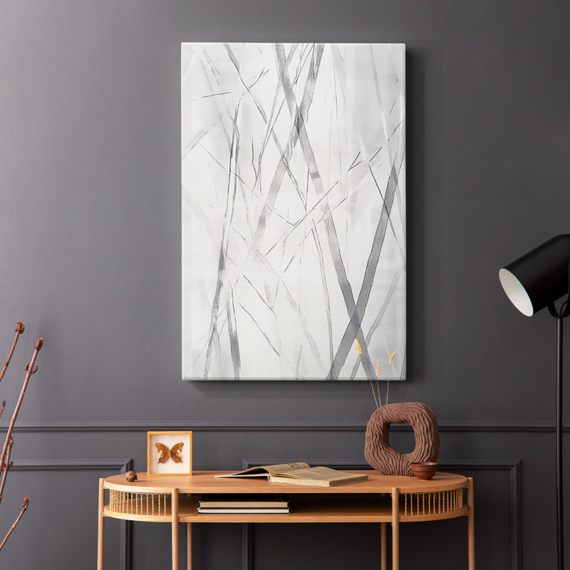 Série ABSTRACT DCCDLXVV-III - Toile tendue avec châssis Premium - Prêt à être accroché, H 60 po x l 40 po