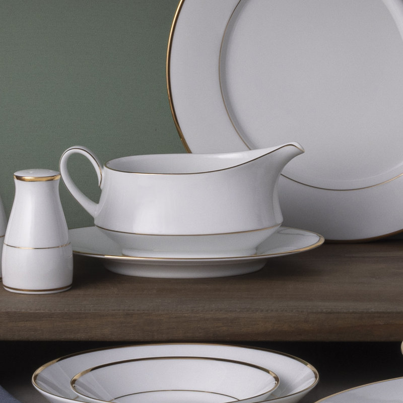 Saucière avec plateau Noritake Heritage, 13 oz