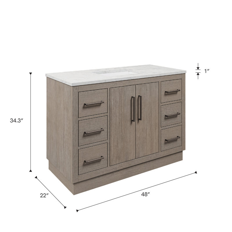 Hugo 48'' W Single Vanity, Oil Rubbed Bronze