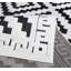 Avon Rug Anthracite Cream Large Area Rug, Non Slip Hallway Runner, Soft Carpet Door Mat for Living Room, Bedroom & Kitchen-1992139070
