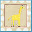 «Pendergast Katherines Giraffe», reproduction sur toile tendue-1721636364