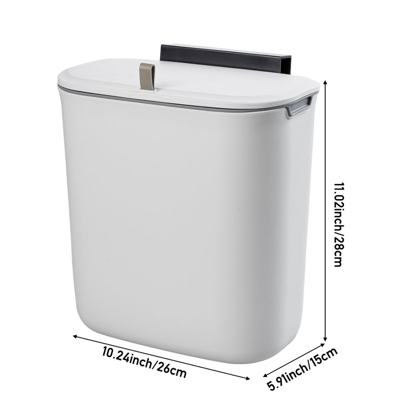 9 Litre Handle Kitchen Trash Can