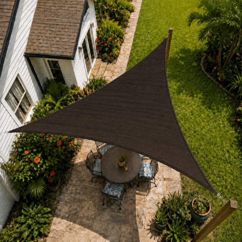 Voile d'ombrage Amgo Customize, Brun, 14 pi x 18 pi