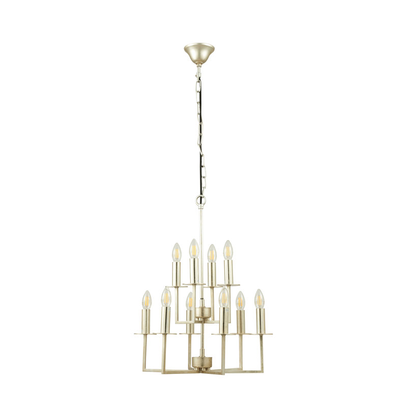 Zuri 10 - Light Candle Style Chandelier