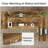 L-Shaped Executive Office Desk With Drawers-1851505203