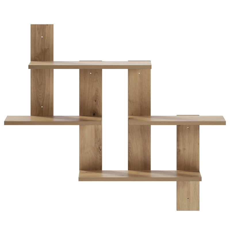Engineered Wood Wall Shelf, Artisan Oak