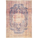 Antique One Of A Kind One-of-a-Kind 4'11" X 7'5" Hand Knotted Area Rug