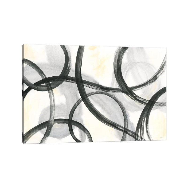 Junctions by Sue Schlabach - Wrapped Canvas Painting, 20.32cm H x 30.48cm W x 1.905cm D