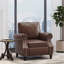 CLUB CHAIR, chaise en similicuir
