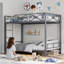 Lit simple superposé simple - structure en acier, gris, utilisation scolaire-49530333