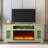 TV Stand with fireplace-1150213977