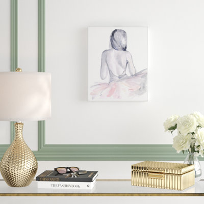 " Pale Pink Tulle II " by Jennifer Paxton Parker Painting Print