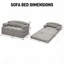 Upholstered 57.09 Sofa