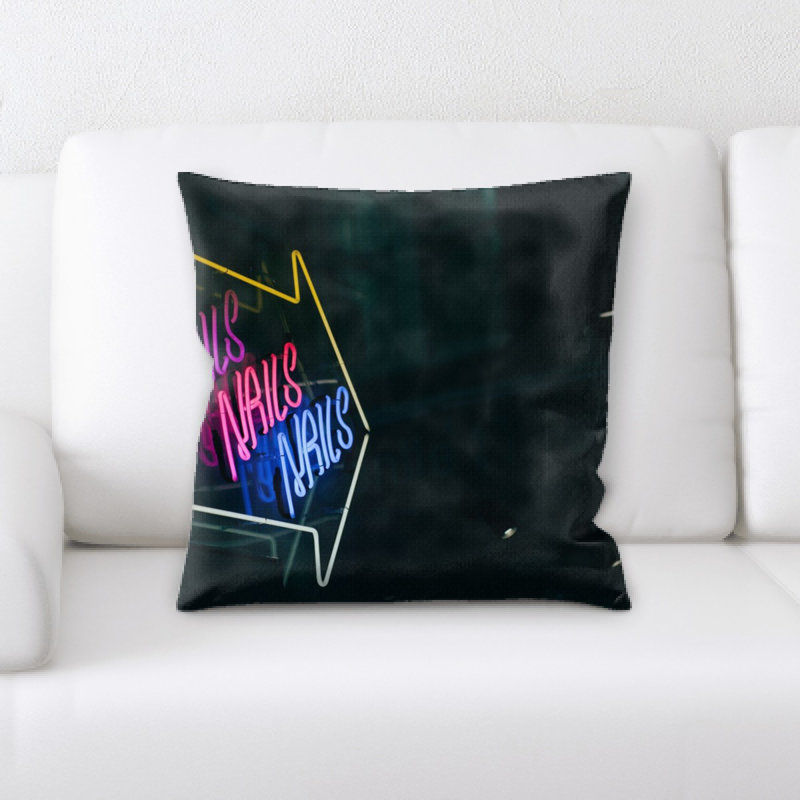 Coussin décoratif néon Jaycee