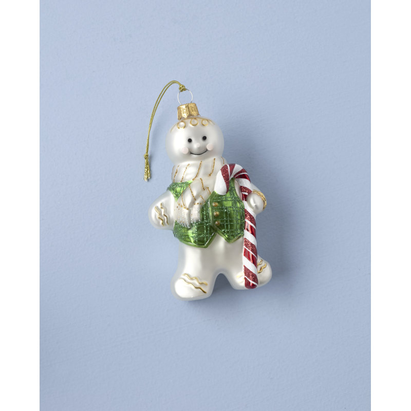 2025 Blown Glass Gingerbread Ornament