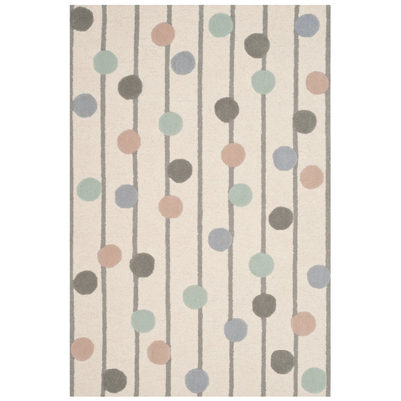 Wool Hand Tufted Area Rug, Rectangle 122 x 183 cm