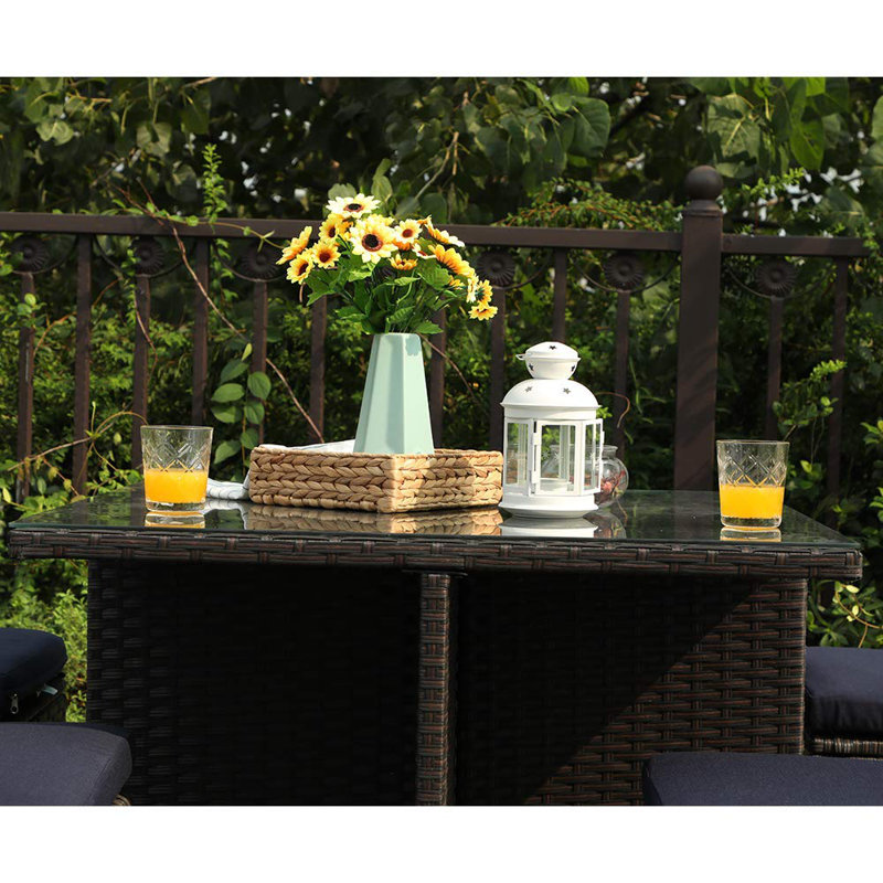 Patio Dining Set with , Cushions Included