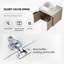 Meuble-lavabo simple 23,6 po Maybritt