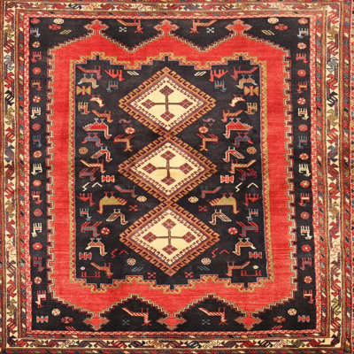 Tapis orange Southwestern