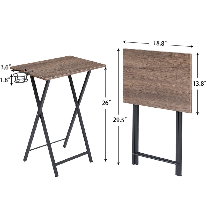 Antavion Cross Legs Side Table Set