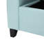 Blue Fabric Storage Bench With Luxurious And Stylish Touch - Ideal For Small Rooms Function Suits Areas