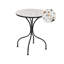 Round Metal Outdoor Bistro Table , 60cm cm W 60cm cm D