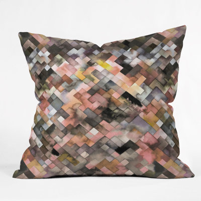 Ninola Design Moody Geometry Throw Pillow
