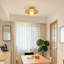 Plafonnier encastré moderne en bois naturel pour entrée de chambre à coucher-1385320904