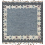 Modern One-of-a-Kind Square 5'9" X 5'10" Area Rug