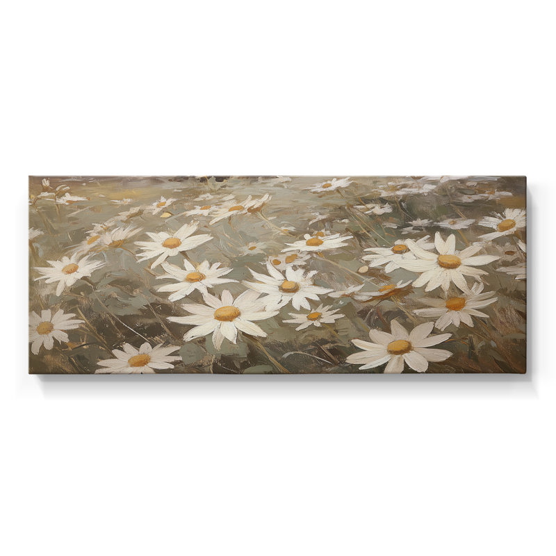 Botanical Series-CL XXV- Toile tendue avec châssis - Prêt à accrocher, H 20 po x l 50 po