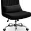 Canora Grey Velvet Criss Cross Chair-1158211797