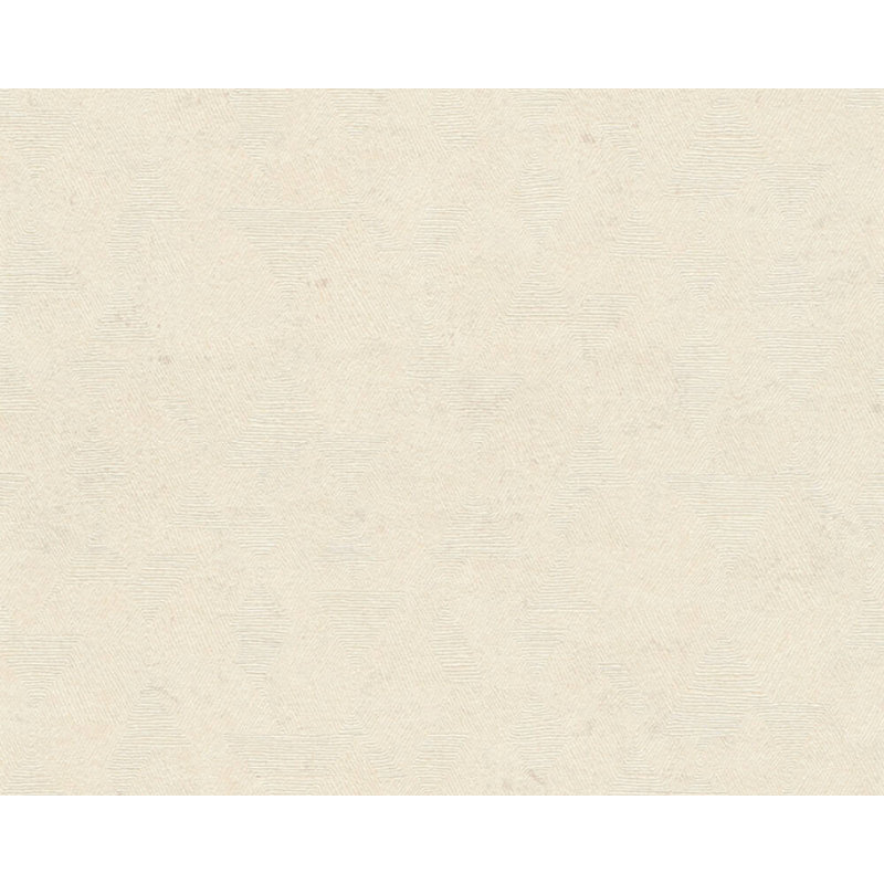 Non-Pasted Geometric, Beige/Cream/Silver