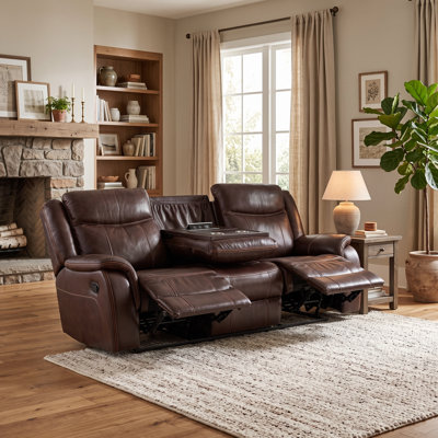 Avant 86 " Faux Leather Sofa Reclining