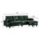 Linnzi 101'' Upholstered Sectional Sofa With Chaise