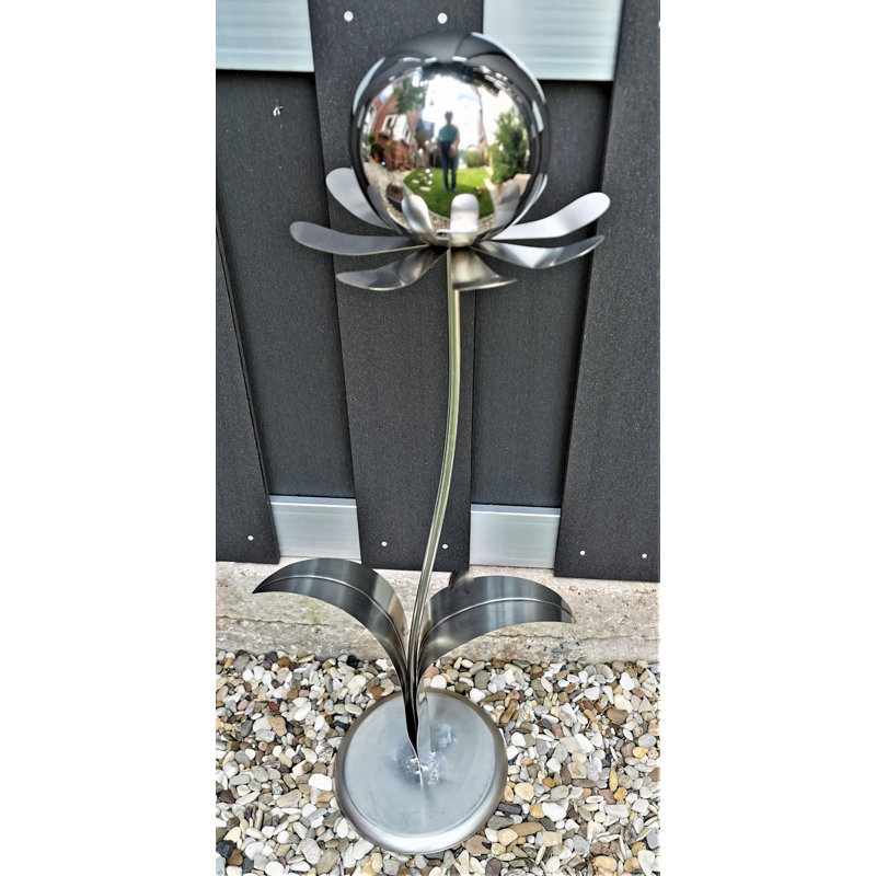 Chande Plants & Flowers Garden Art, Chrome