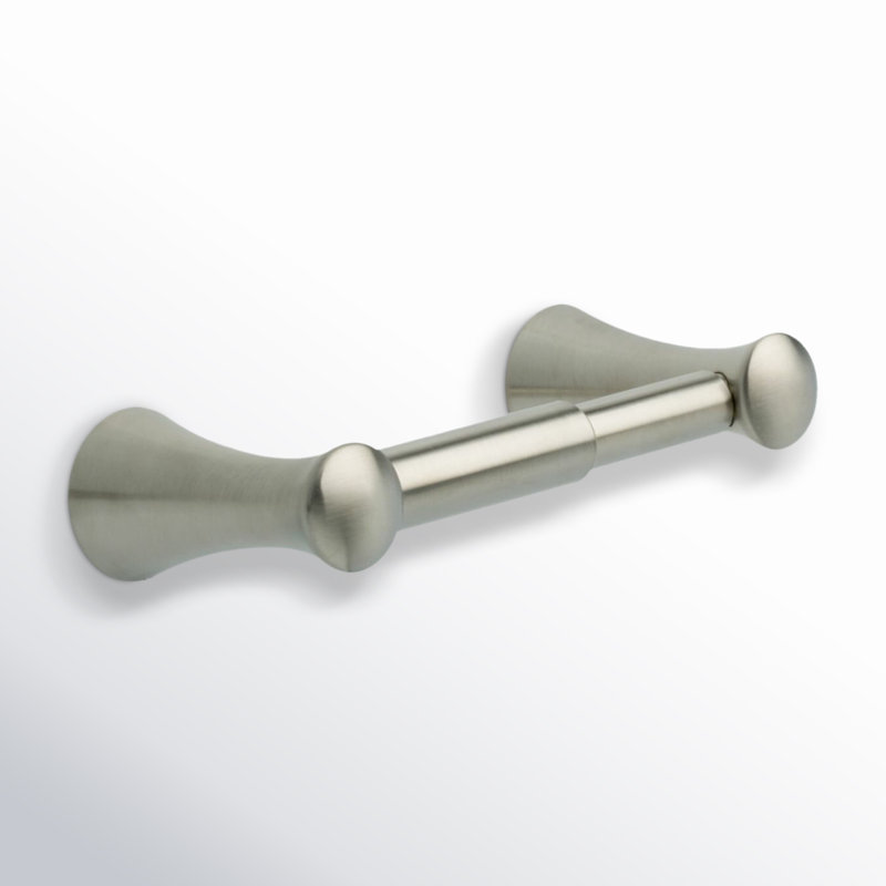 Lahara Wall Mount Spring-Loaded Toilet Paper Holder Bath Hardware Accessory, Brilliance Stainless