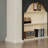Beige Solid Wood Freestanding Fireplace-1696694072