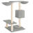 vidaXL Cat Tree Engineered wood, plush, sisal Medium Durable-421564564