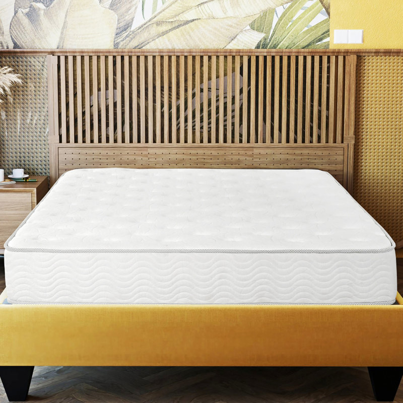 9 po Matelas à ressorts ensachés très grand - tissu doux, taille tricotée