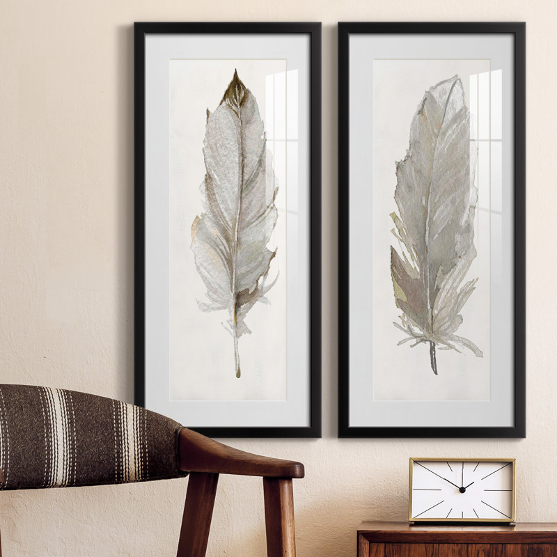 Cadre photo, ensemble de peintures sur papier