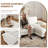Elanora 122"W Spacious Sectional Sofa With Dual-Layer Cushions & Ottomans-111914591