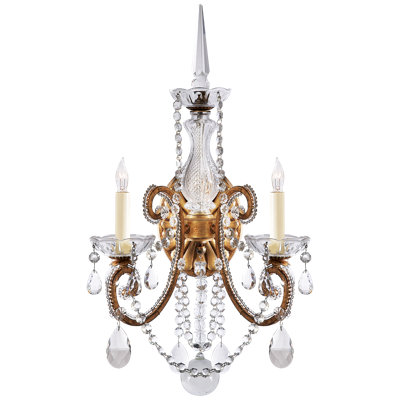 Ralph Lauren Adrianna 2 Light Candle Wall Light